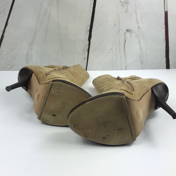 Jeffrey Campbell Tan Studded Carnegie Bootie - Picture 7 of 8